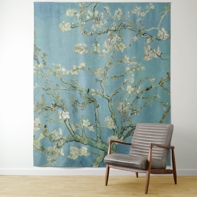 Tenture Almond Blossom : Vincent Van Gogh (En situation)