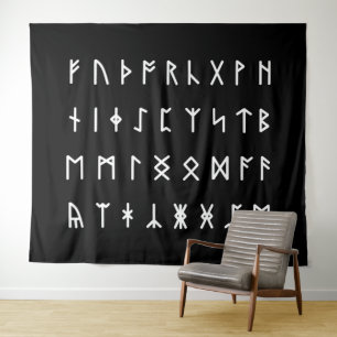 Tenture Alphabet Runique [Futhorc]