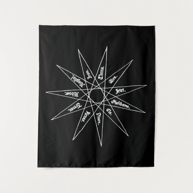 Tenture Altar Hanging Tapestry - Red Dragon (Dragon Rouge) (Devant)