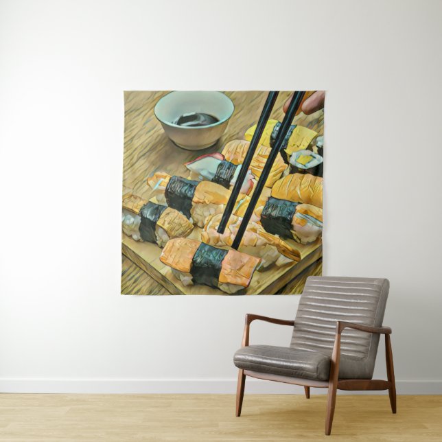 Tenture Amateur d'art japonais (En situation)