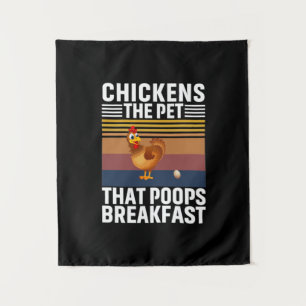 Tenture Amateur de poulet   Les poules l'animal de compagn