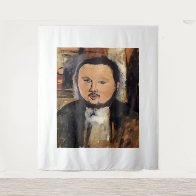 Tenture Amedeo Modigliani art painting (Devant)