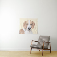 American Foxhound Painting - Joli art original chi