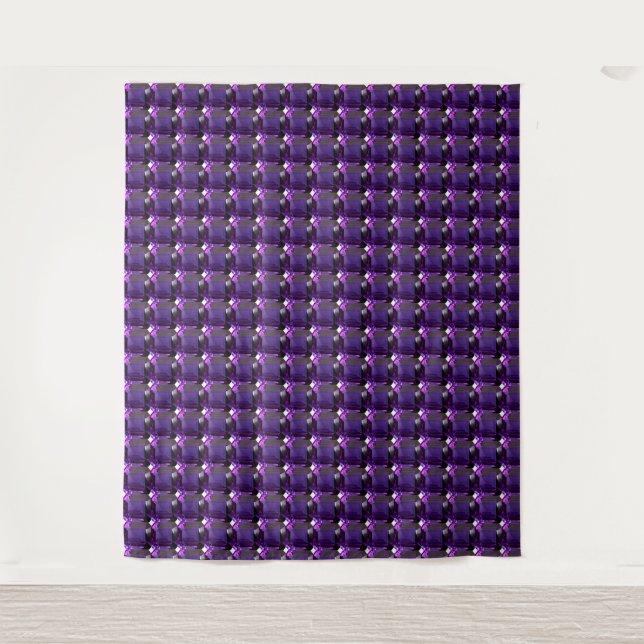 Tenture Amethyst Gemstone Purple (Devant)