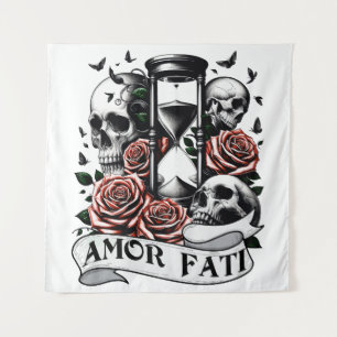 Tenture Amor Fati - Memento Mori Art gothique