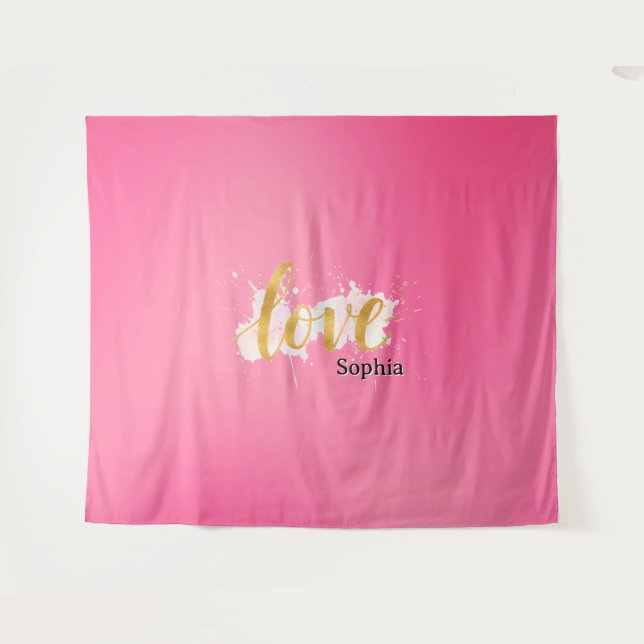 Tenture Amour (Devant (Horizontal))