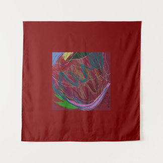 Tenture Amour Abstrait 