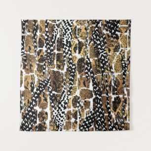 Tenture An abstract design that transforms an animal skin