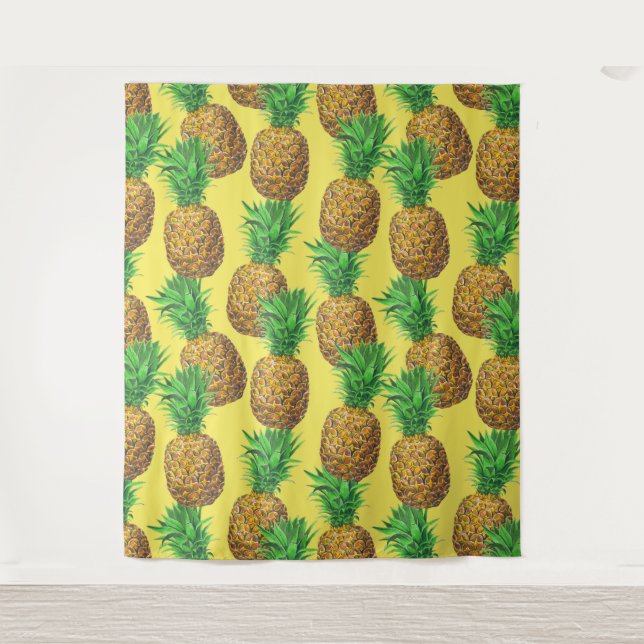 Tenture Ananas ensoleillés (Devant)