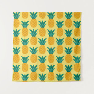 Tenture Ananas Vintage : Fruit Motif délice.