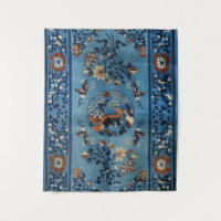 Ancien Chinois en bleu profond