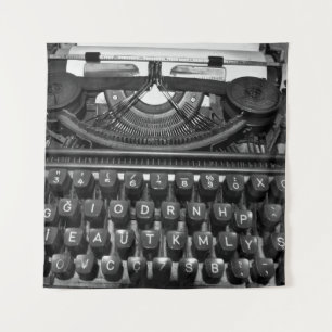 Tenture ancienne machine à écrire utilisée dans la corresp