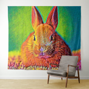 Tenture AnimalColor_Rabbit_07