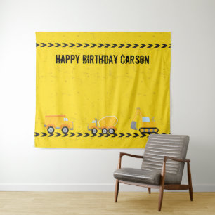 Tenture Anniversaire de enfant sur mesure du véhicule de c