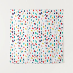 Tenture Aquarelle couleur brosse traits motif sans couture