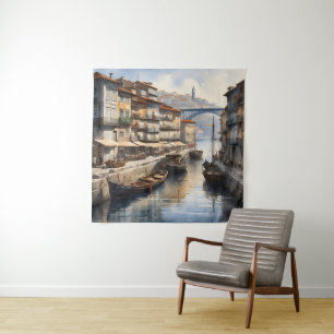 Tenture Aquarelle de Porto