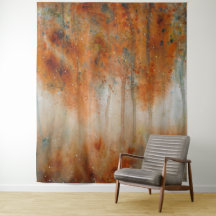 Aquarelle du matin d'automne