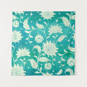 Tenture Aquarelle florale de porcelaine chinoise