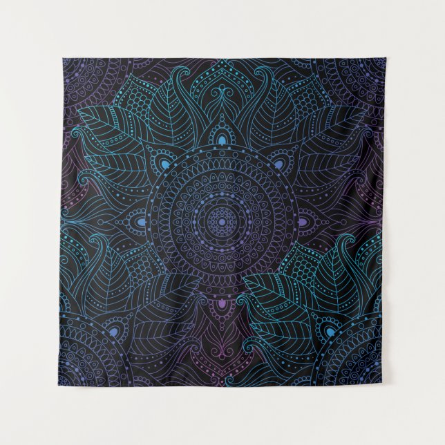 Tenture Arabesque Bliss : Magie Mandala orientale (Devant)
