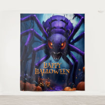 Araignée Monster Halloween fond