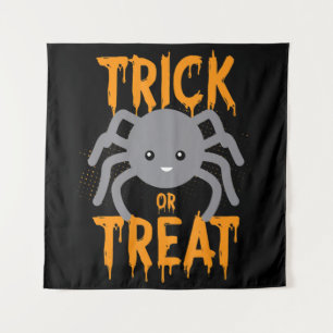 Tenture Araignée - Trick Ou Treat - Halloween