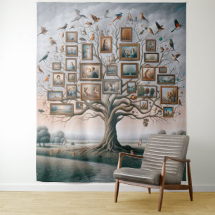 Tenture Arborescence d'images familiales 03