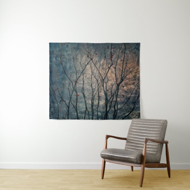 Tenture Arbres éffrayants (En situation (horizontale))