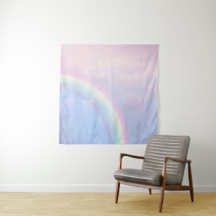 Tenture Arc en ciel d'espoir - pastel,