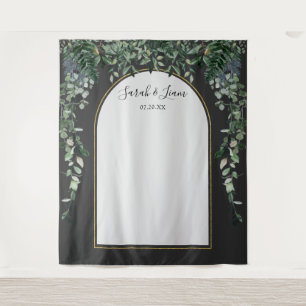 Tenture Arc moderne botanique Mariage arrière-plan photo