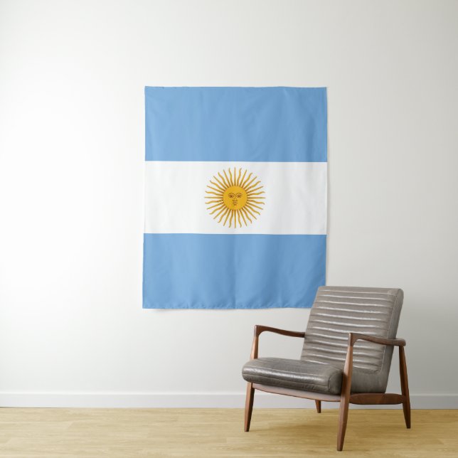 Tenture Argentina flag (En situation)