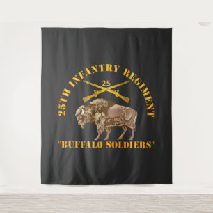 Tenture Armée - 25e Régiment d'infanterie - Soldats de Buf