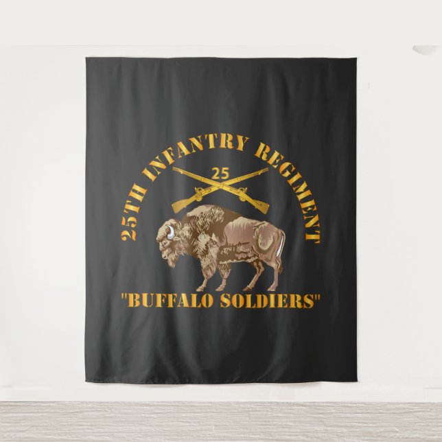 Tenture Armée - 25e Régiment d'infanterie - Soldats de Buf (Devant)