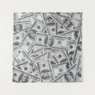Tenture Arrière - plan 100 Dollars.