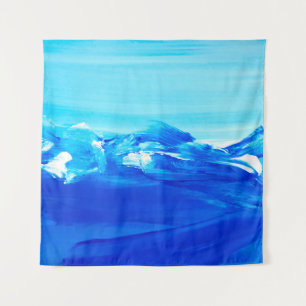 Tenture arrière - plan Abstrait de peinture d'art bleu. L'