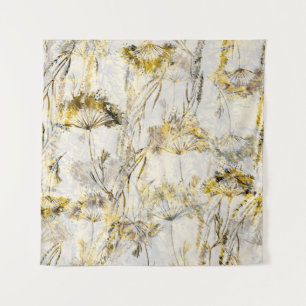 Tenture arrière - plan d'aquarelle Abstraite : dandelion,