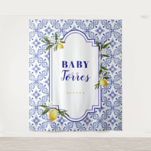 Tenture Arrière-plan de la Fête des mariées du citron et d