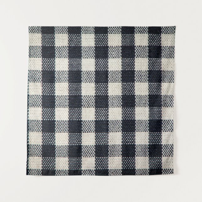 Tenture Arrière - plan de texture coton plaid. (Devant)