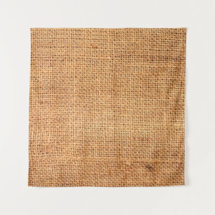 Tenture arrière - plan de tissu de burlap Brown ou tissu d