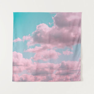 Tenture Arrière - plan esthétique avec beau ciel turquoise