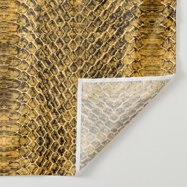 Tenture Arrière-plan Gold Viper Snakeskin (Détail)