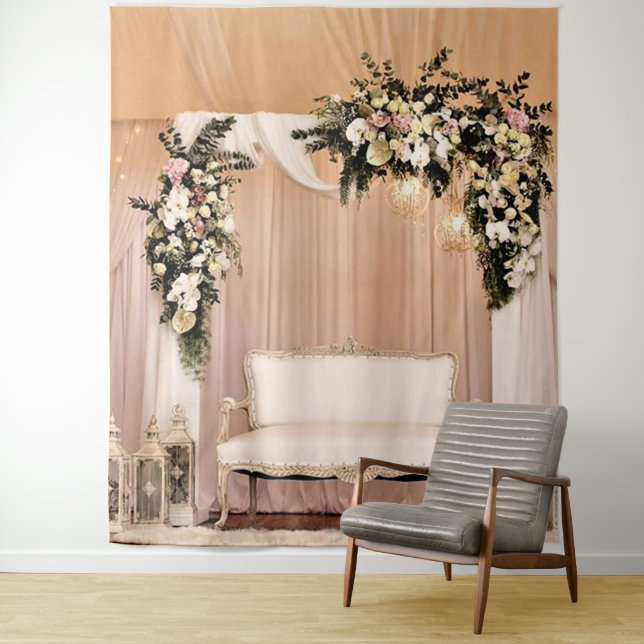 Tenture Arrière-plan mariage (En situation)