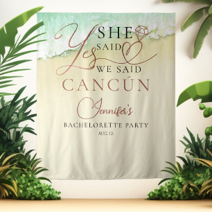 Tenture Arrière-plans aquarelle   Beach Bachelorette Party