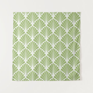 Tenture Art déco géométrique, motif transparent