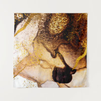 ART exotique. Tourbillon doré, design artistique.