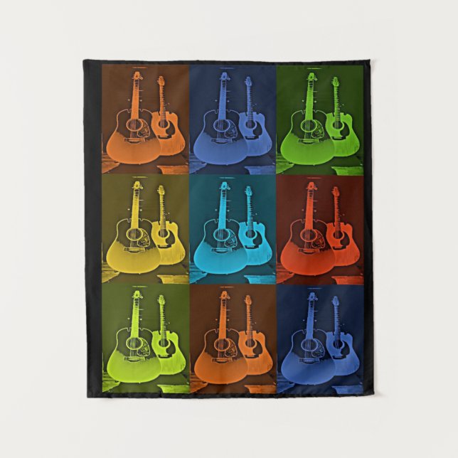 Tenture Art guitare (Devant)