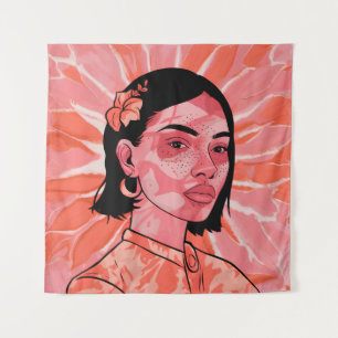 Tenture Art minimaliste boho féminin moderne
