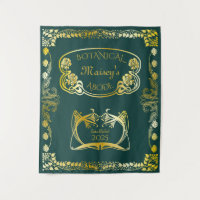 Art nouveau Couverture du livre Motifs botaniques
