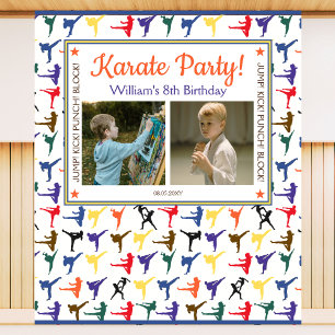 Tenture Arts martiaux modernes Karate Anniversaire de enfa