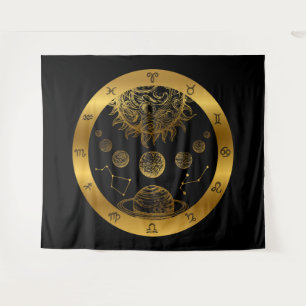 Tenture Astrologie zodiaque