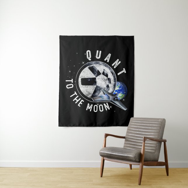 Tenture Astronaute Skate Quant QNT Crypto Coin HODL Token (En situation)